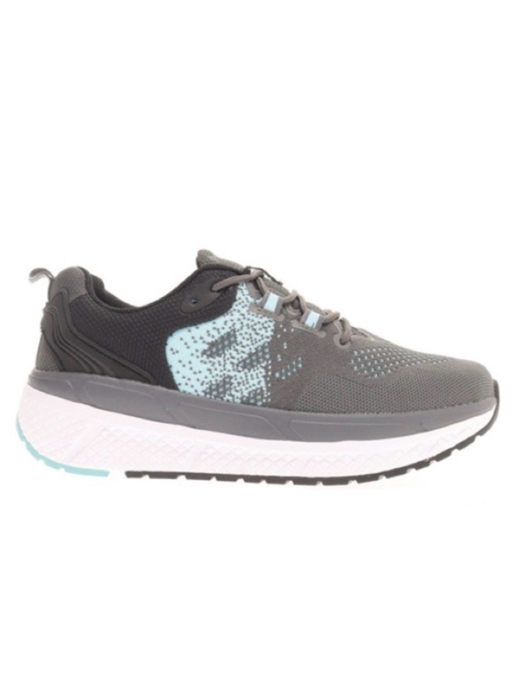 Propet Ultra Walking Shoe Women’s Grey/Mint Supportive Sneaker Size 12 Narrow